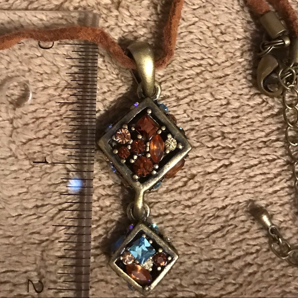 Lia Sophia necklace earthy tones